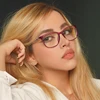 VICKY Classic Square Anti Blue Light Blocking Reading Glasses Women