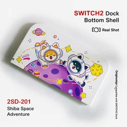 Enhanced Cartoon Pattern Hard Shell Dock Cover with Precision Cutout and Dust Barrier (Style 1)