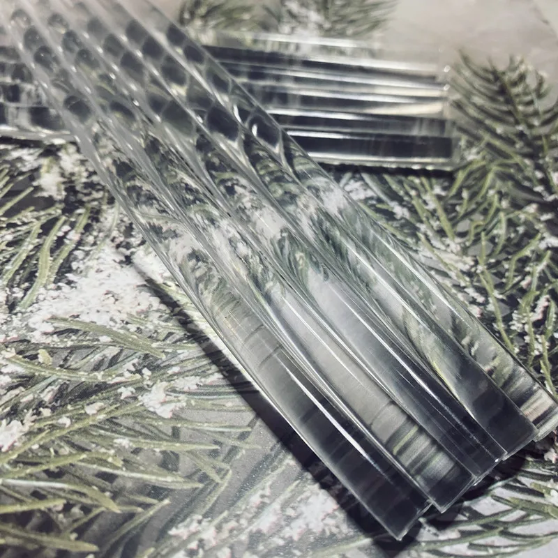 5 шт., прозрачный клей для горячего расплава, 7x200 мм