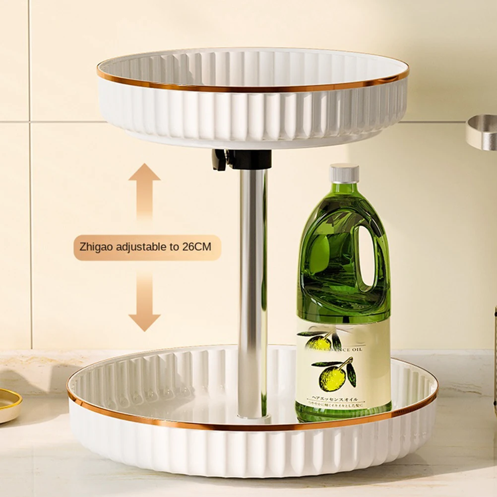 

Kitchen seasoning storage rack Special sauce, salt, soy sauce and vinegar disk multifunctional storage rack for corner