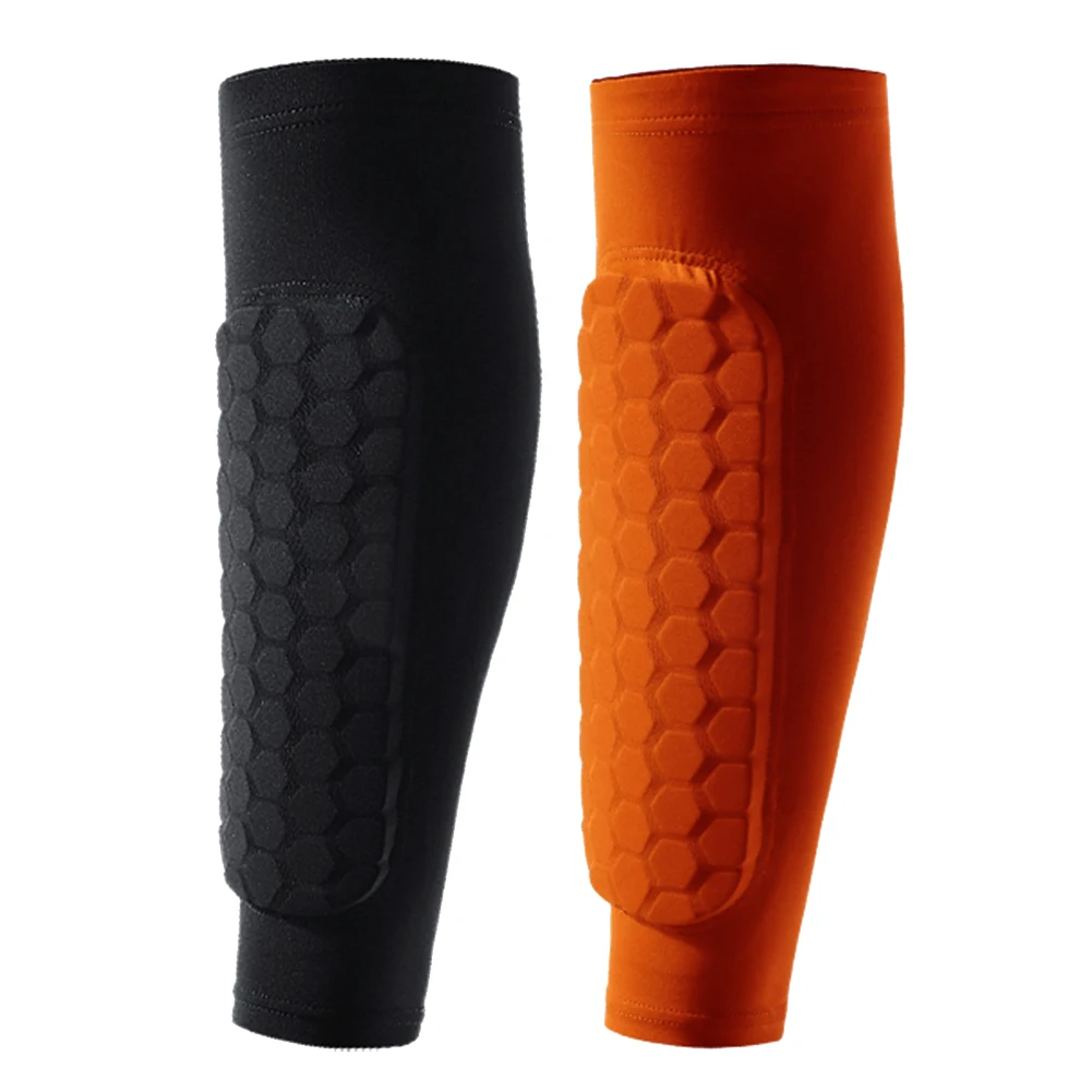 Leg Sleeves Shin Guards Shockproof Honeycomb Support Sock Shin Protector Soccer Gear Soccer Shields Sports Legging Sleeves soccer shin guards shin guard pads