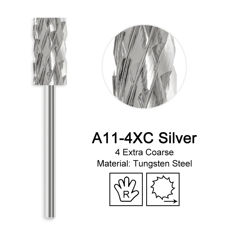 Golden Tungsten Carbide Nail Drill Bit for Manicure and Pedicure Accessories