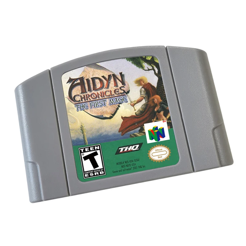 Aidyn Chronicles-The First Mage 64 Bit Video Game Cartridge For US And EU Version Game Console