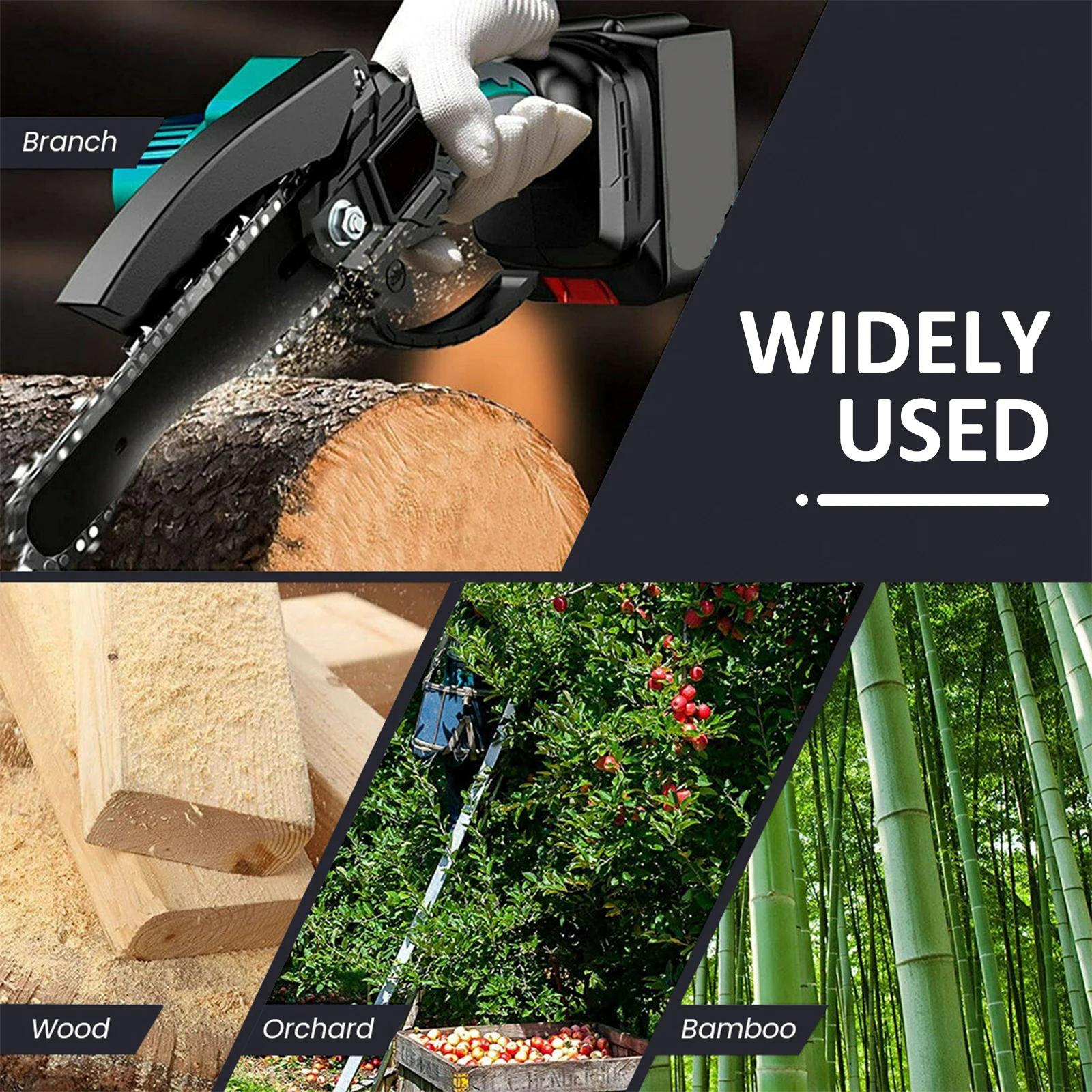 4PCS Mini Chainsaw Chain 4 Inch Electric Chainsaws Accessory Replacement For Logging Pruning Garden Tool chainsaw chain
