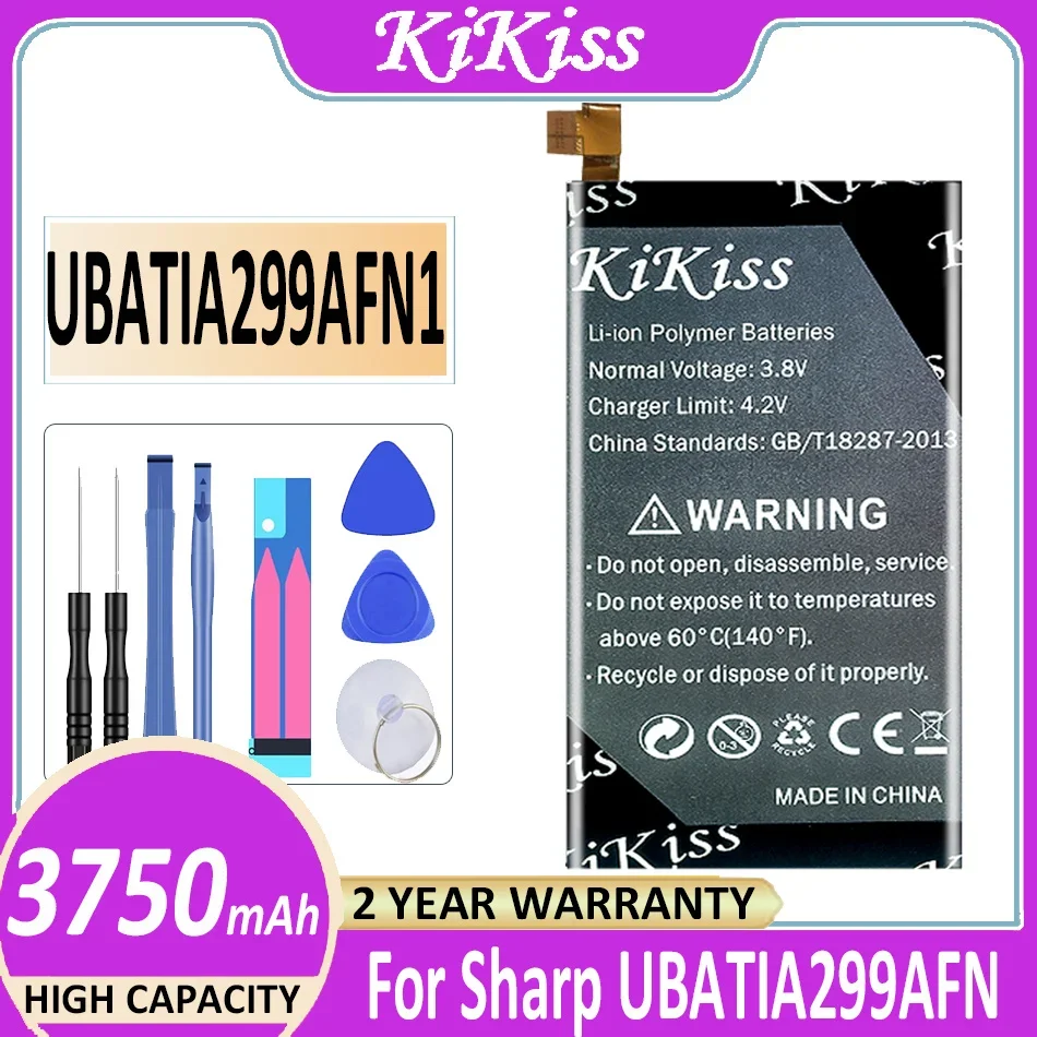 

KiKiss Battery UBATIA299AFN1 3750mAh For Sharp Aquos R3 TD-LTE SH-04L SHV44 808SH Bateria