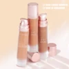 PHOFAY Body Shimmer Oil Highlighter Gold Glitter Waterproof Smooth Face Body Glow Illuminator Non-sticky Liquid Body Highlight 6