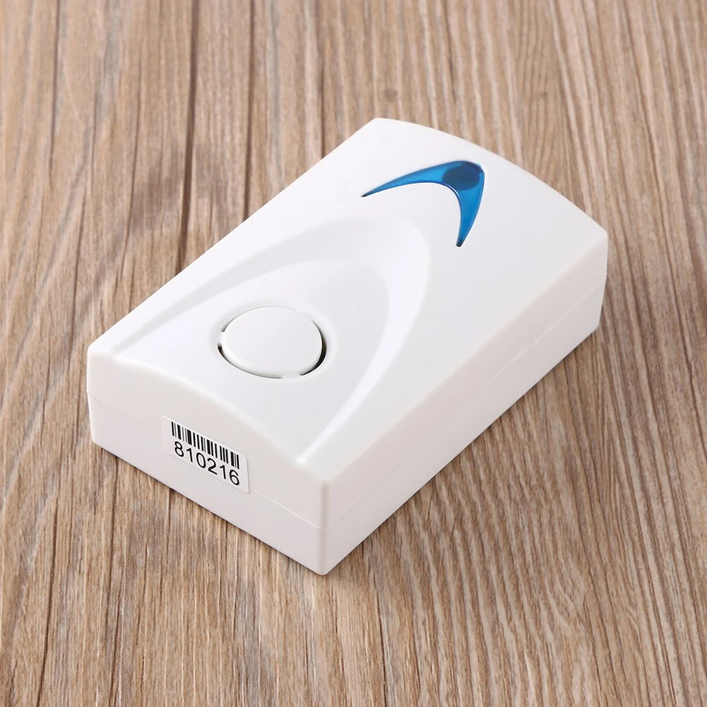 LED Wireless Store Doorbell Volume Adjustable Office Door Bell Remote Control Battery Powered Security Portable 32 Tune Songs