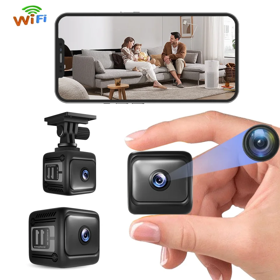 1080P HD Wifi Mini Camera Long-lasting Battery Life Smart Home Security Small Camcorder Night Vision Motion Detection_voghion.com