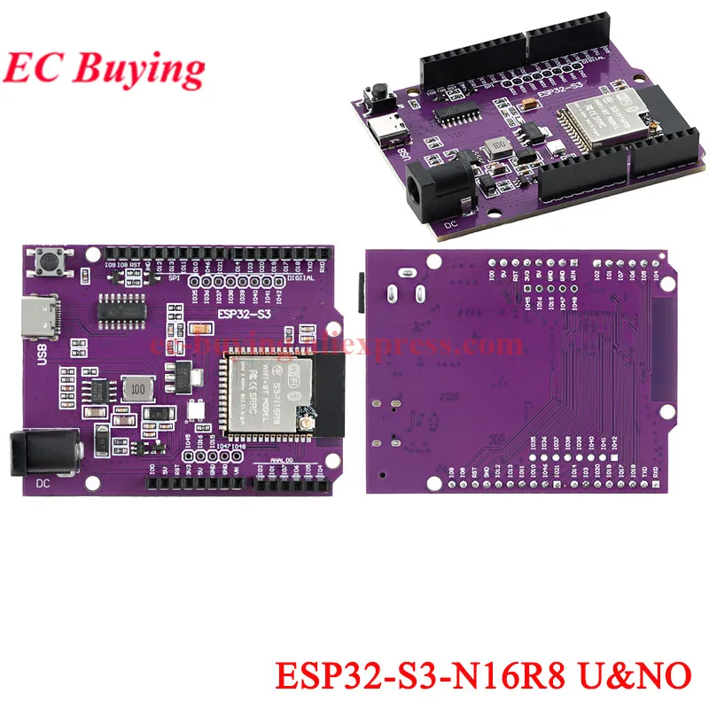 ตัวเลือกสินค้า บอร์ดพัฒนา ESP32-S3 โมดูล Wi-Fi 2.4G และ Bluetooth เสริม Type-C