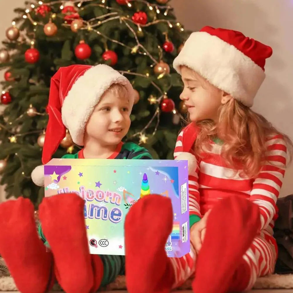 Slime Advent Calendar 24 Days Christmas Countdown Calendar DIY Slime Kit Xmas Countdown Christmas Gift for Kids