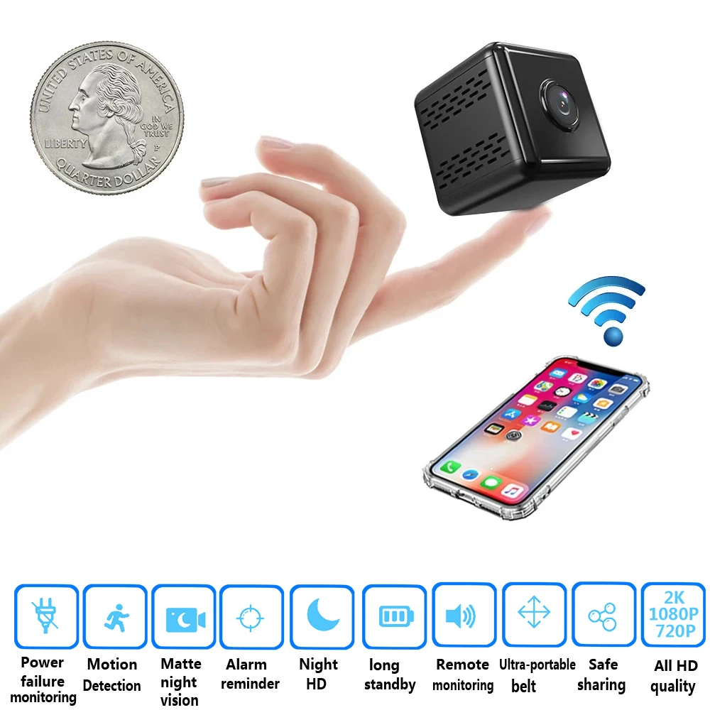 Ip Camera Wifi Cameras Remote Control Mini Camera Hd1080p Surveillance