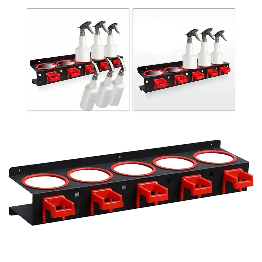 Spray Can Tool cart Rack Wall Mount Heavy Duty Tool Shelf Spray Bottle Holder Workshop Garage Trolley For WorkShop Tool Cart