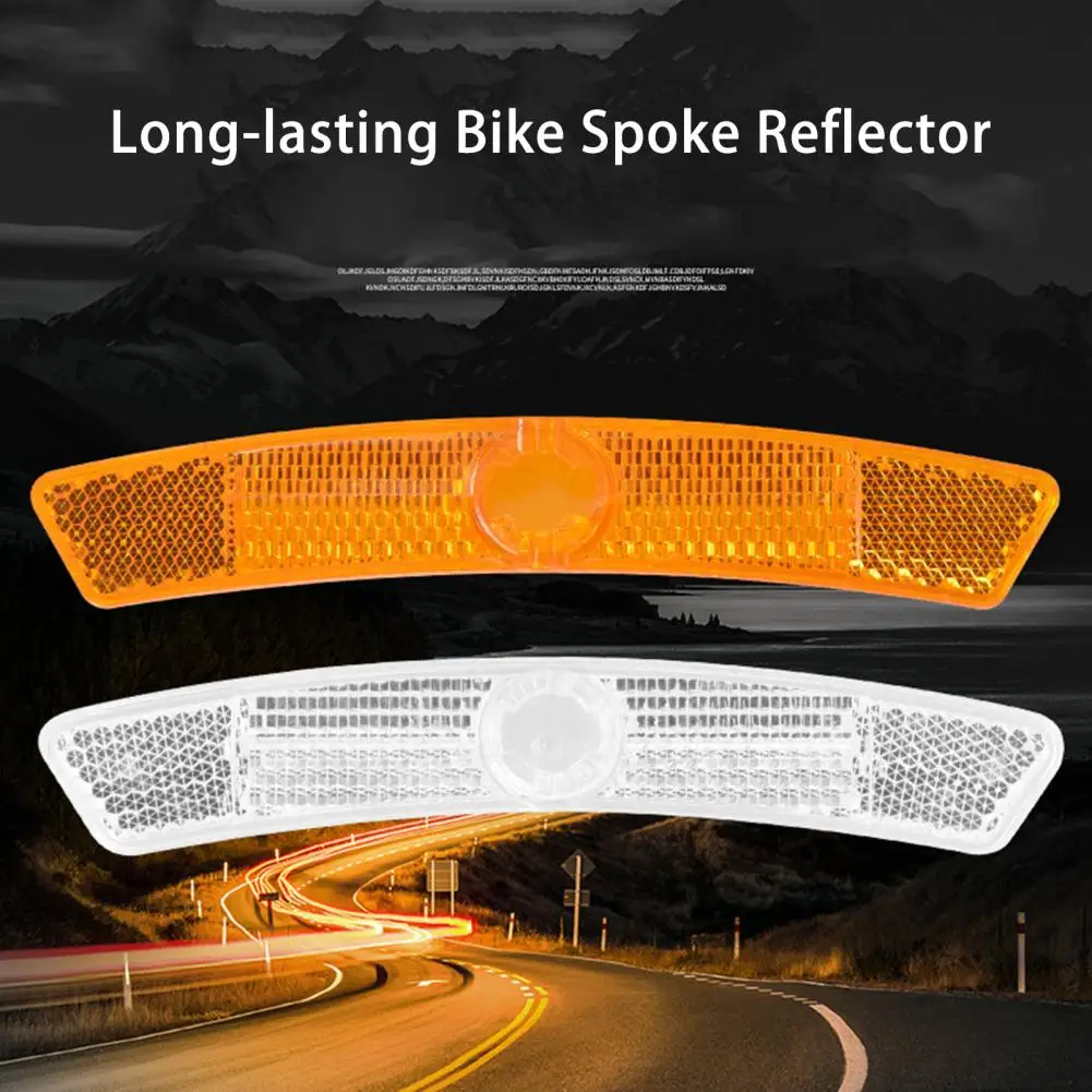 Compact Bicycle Reflector Wear-resistant Spoke Reflector Honeycomb Design Long-lasting Bike Spoke Safety Warning