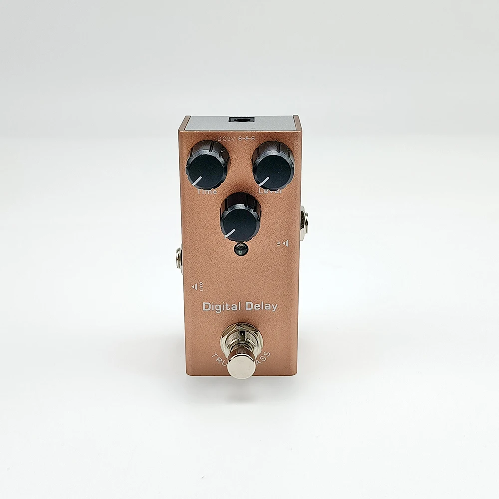 

Electric Guitar Pedal Digital Delay Mini Single Type Pedal Time/Level/Repeat Knob Effect Pedal True Bypass Delay Effect Pedal