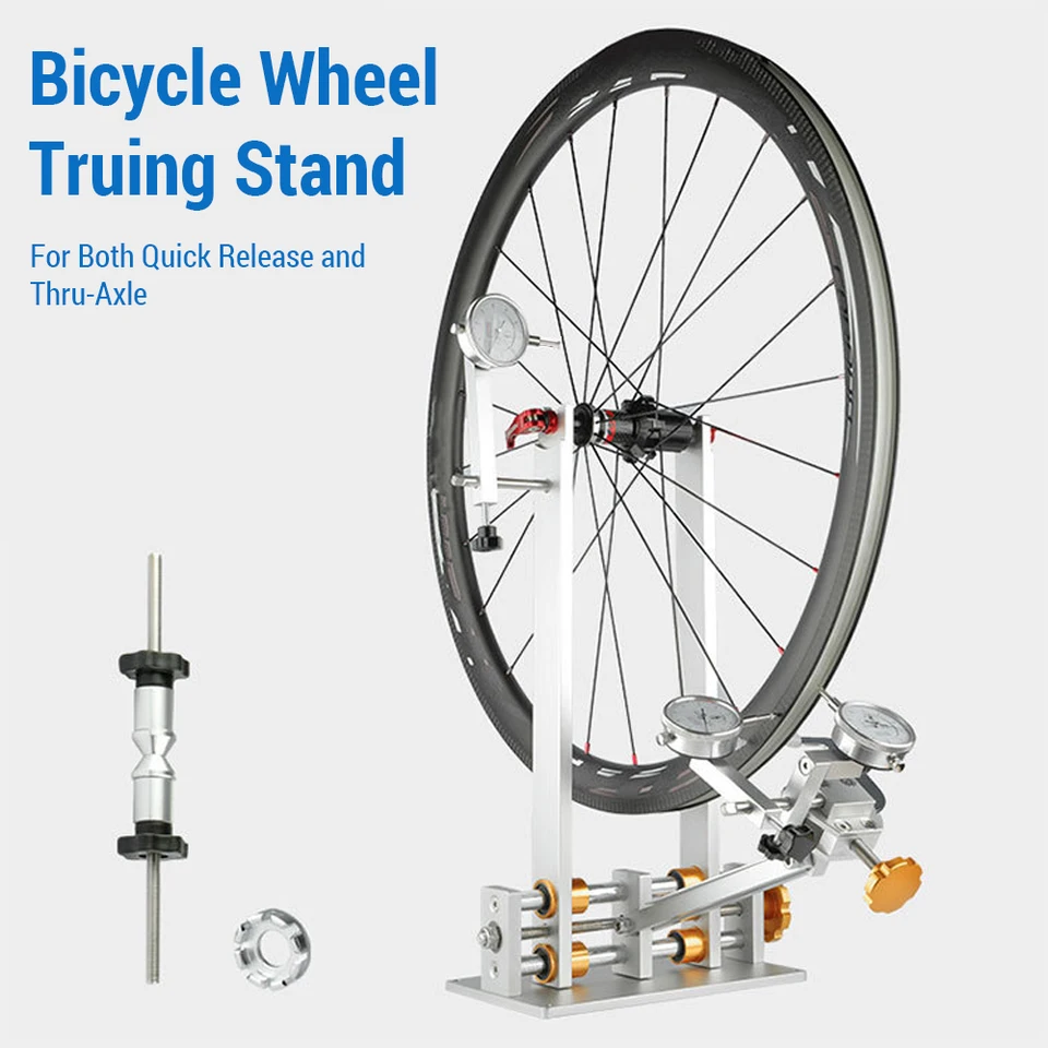Outils de réparation de roues de vélo de route VTT, support de correction de jantes, support de calibrage de vélo