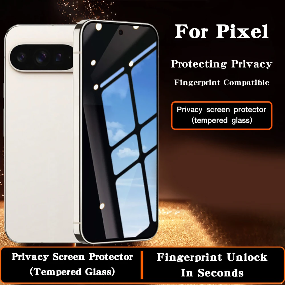 Set of 3 Easy Auto Install Anti-Spy Privacy Screen Protectors