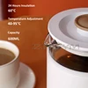 0.6L Auto Electric Kettle Multifuction 220V Mini Portable Kettle Water Milk Tea Boiler Pot Heath Preserving Pot Glass Teapot 3