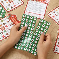 Christmas Cartoon Bingos Game Cards Merry Christmas Decoration for Home 2025 Bingo Game Set Navidad Natal New Year Gift 2026 4