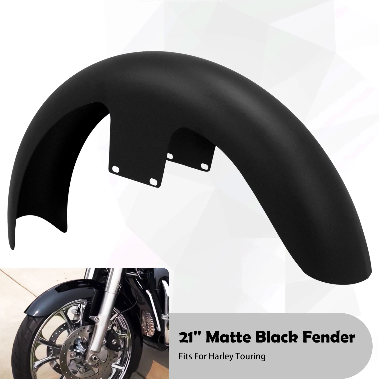 ハーレーダビッドソン 純正 バイクマットブラック フェンダー 美品 ハーレーダビッドソン 純正 バイクマットブラック フェンダー 美品