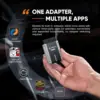 ANCEL Echo OBD2 OBD2 Automotive Scanner Bidirectional Oil EPB BMS Reset All System OBD 2 Car Diagnostic Tools for iOS Android 6