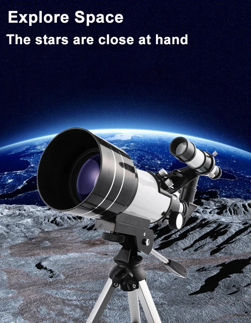 S42794efb4d3c4fd0a39bc57048513c91q Teleskop astronomiczny F30070 to podstawowy wybór dla wysokiej rozdzielczości i głębokiej przestrzeni