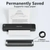 Portable Printer, Wireless Printer, Bluetooth Printer 300DPI Mobile Printer for 8.5x11 US Letter & A4 Printer Paper 3