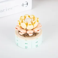 Floral Fantasy Building Blocks Set - Creative DIY Toy (30)