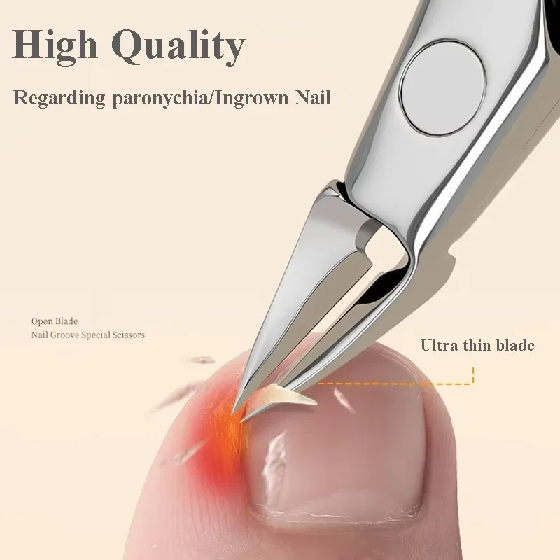 Forbici per unghie Strumenti per manicure per la casa Nuovi tagliaunghie antispruzzo Tagliaunghie speciali grandi e spessi Strumenti per pedicure - immagine 2