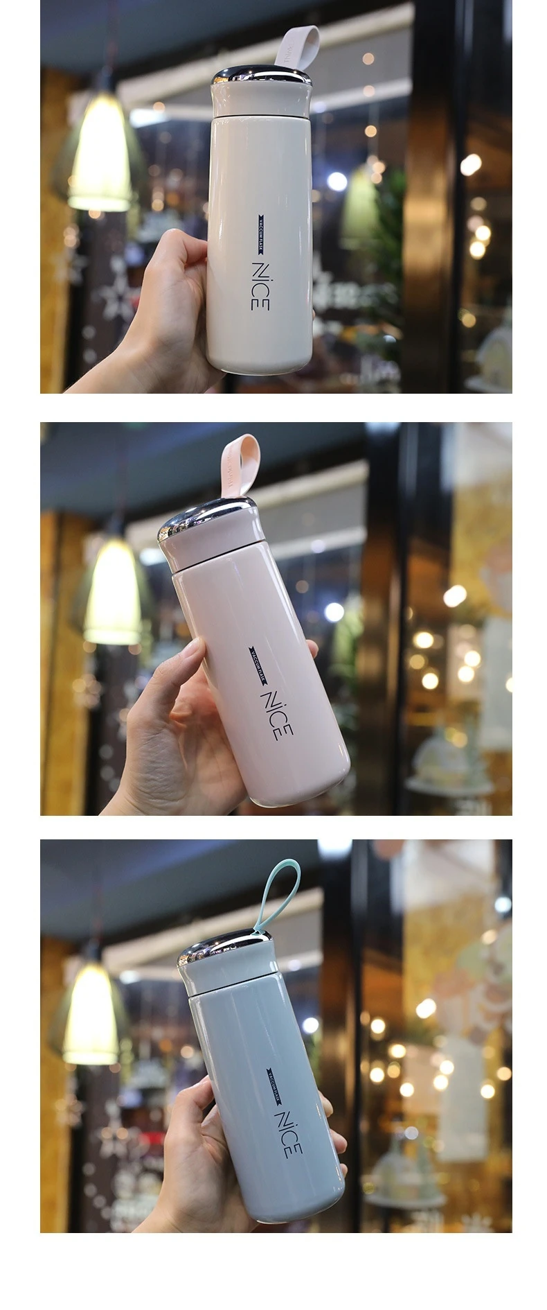 Description Picture 4 of itemJapanese Style Fashion Glass Bottle 400ml Water Bottle With Tea Infuser Insulation Sleeve High Temperature Drinking Bottles Milk