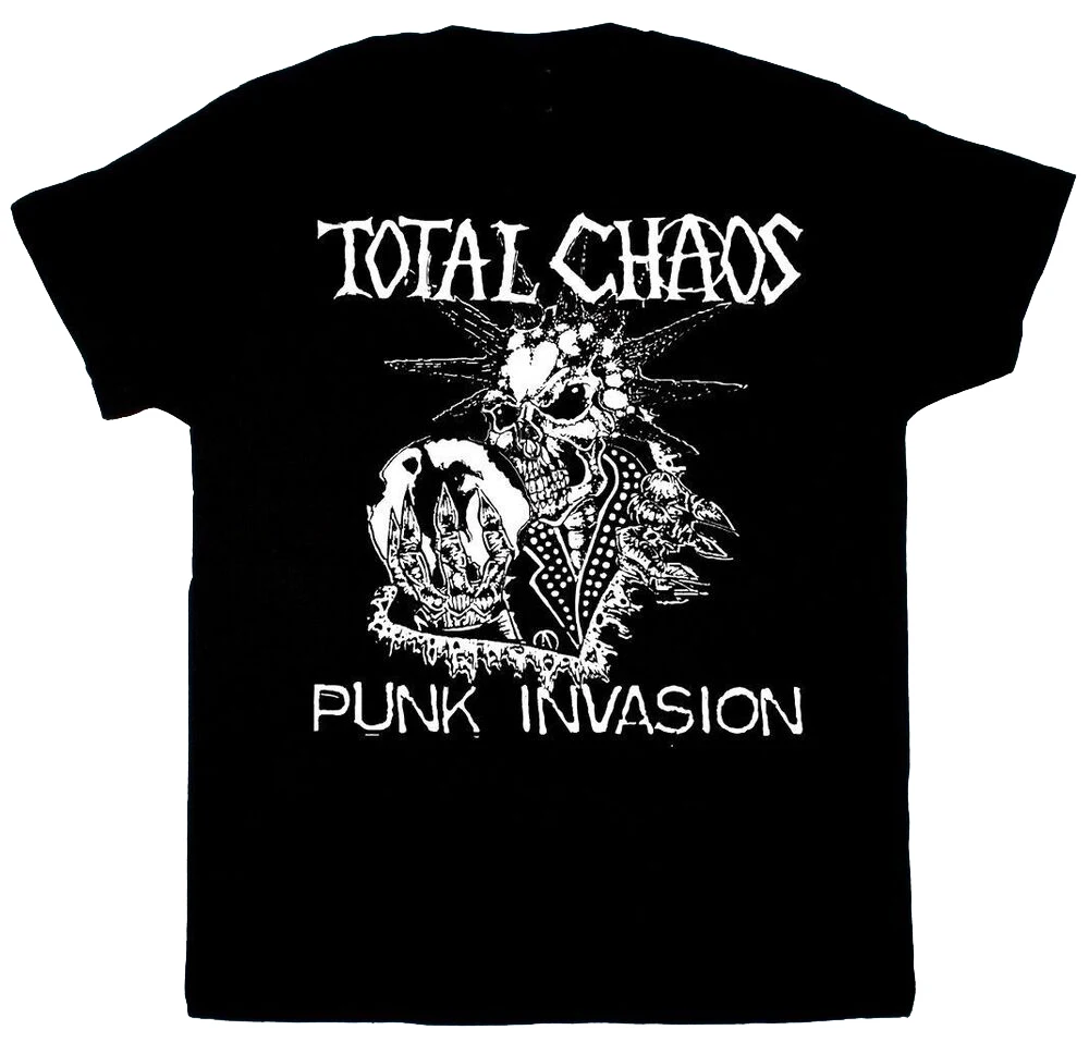 

TOTAL CHAOS PUNK INVASION T-Shirt Cotton Casual Tee Size S To 3XL