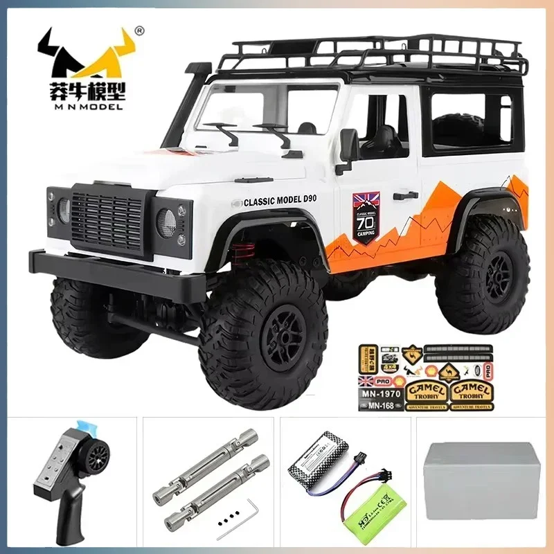 MN MN82 1:12 Retro Rc Car With LED Lights Full-scale Simulation LC79 Professional 4WD Remote Control Pickup RC Truck Model Toys 6