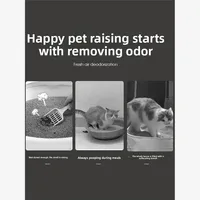 Smart Fresh Air Cat Litter Box,Automatic Deodorization Oversized,Drawer-type Fully Enclosed Cat Toilet,Cat Fecal Basin Deodorant 3