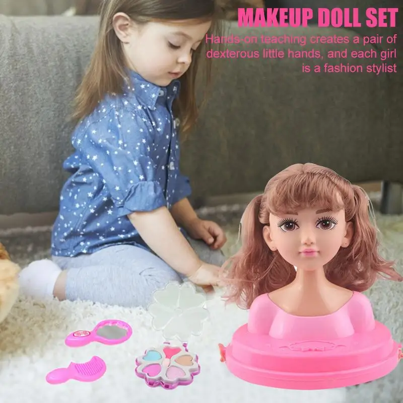 Crianças Bonecas Metade Do Corpo Maquiagem Pente Brinquedo de cabelo Boneca  Pretend Play Princesa Set Jogar Brinquedos Meninas Maquiagem Formação  Menina Ideal Presentes - AliExpress