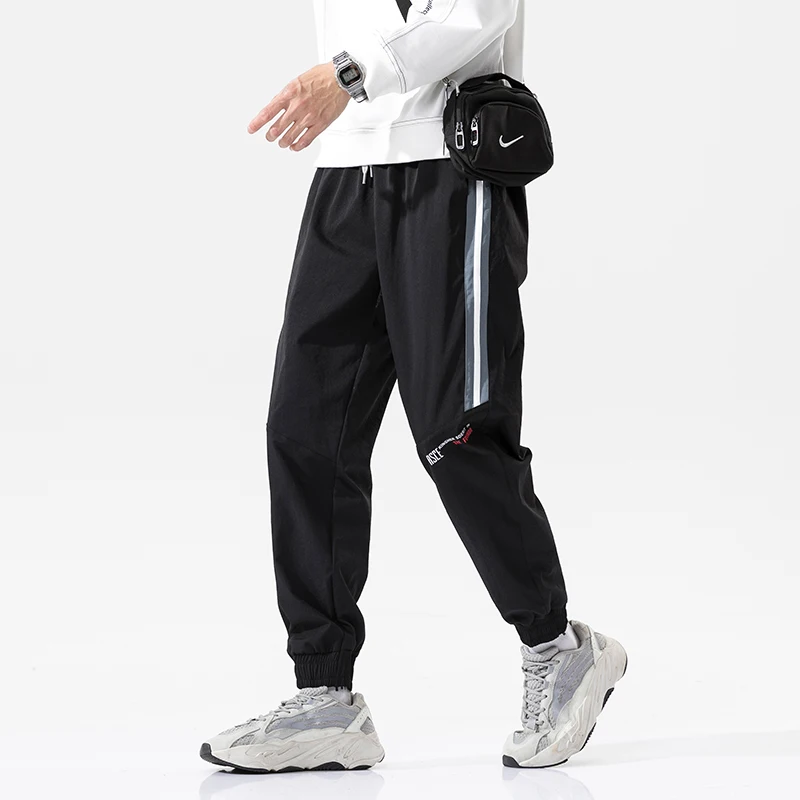 casual pants for men loose fitting Korean version trendy leggings work clothes cropped pants trendy long