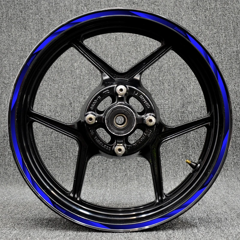 

Wheel Sticker Reflective Rim Decal 17" Stripe Tape For Kawasaki Ninja Z250 Z300 Z400 Z650 Z800 Z900 Z1000 SX Blue