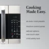 Over-the-Range Microwave Oven, 1.7 Cu. Ft. - 1000W - Auto Reheat, Multi-Stage Cooking, Melt/Soften Feature, Child Safety Lock, L 3