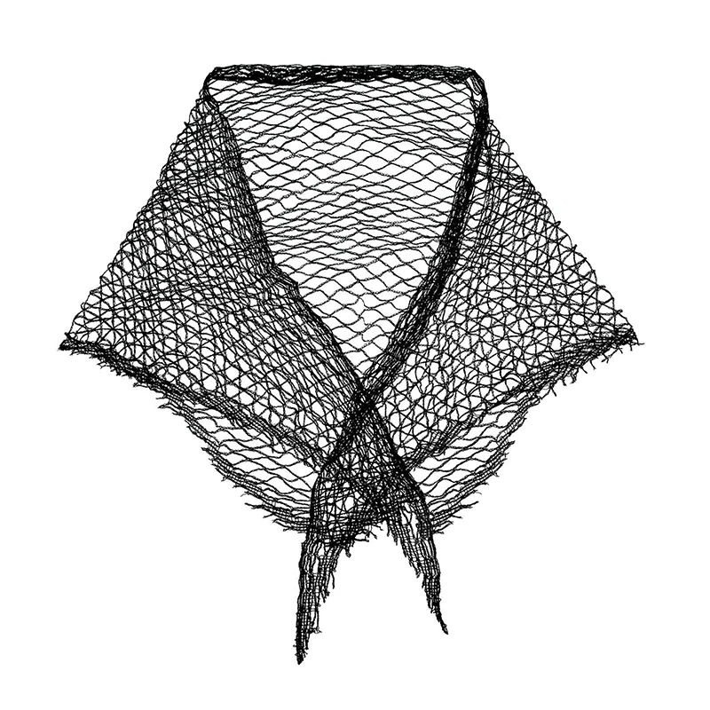 Durable Cotton Hair Net Good Breathability Effective Women Triangular Mesh Hair Net Universal Sleep Hairnet For Lady 6