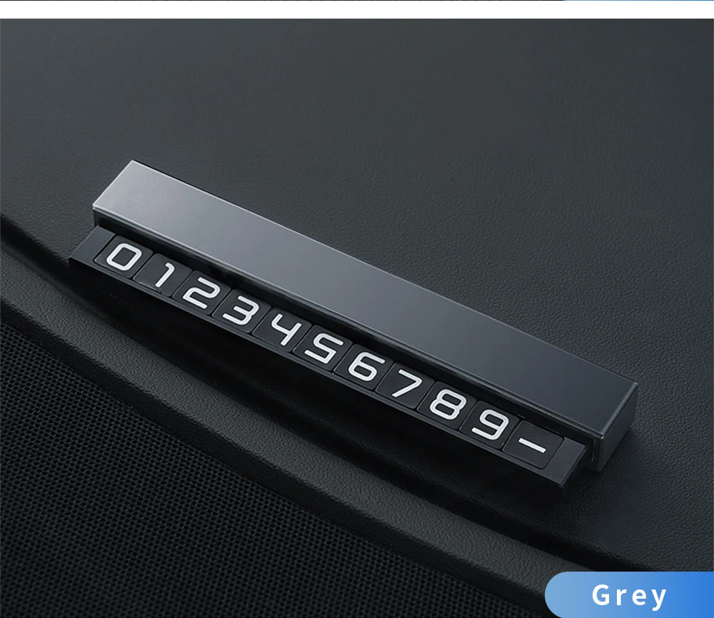 YZ Temporary Car Parking Card Phone Number Car Phone Holder Luminous Telephone N