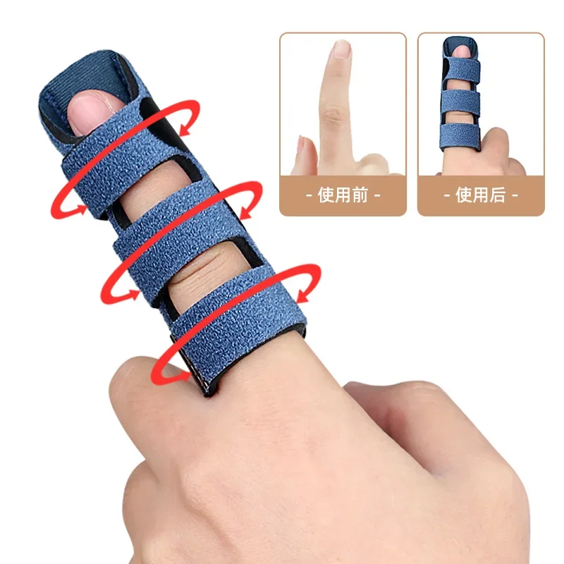Finger Splint Pain Relief Trigger Finger Fixing Splint Straighten Brace Adjustable Sprain Dislocation Fracture