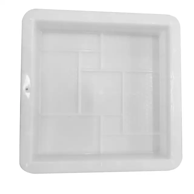 1/5 db Kerti Séta Járda Penész Újrafelhasználható Barkácsolás Manuálisan Burkolás Cement Tégla Úti Út Beton Formák Burkolat Dekoráció 25*25 Cm - Image 2