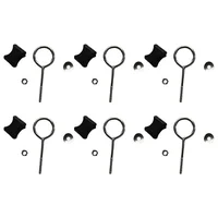 Professional Trampoline Nuts Screws Screw Replaceable Parts Portable Accessories Outdoor Screws Professional Galvanized Steel 2