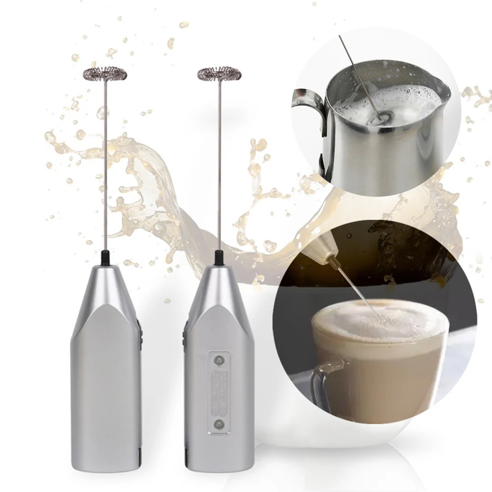 

Mini Electric Milk Foamer Blender Wireless Coffee Whisk Mixer Handheld Egg Beater Cappuccino Baking Tool Coffee Milk Foamer