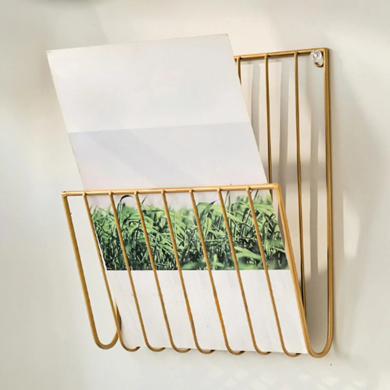 Magazine Rack Multipurpose Home Office School Hanging Wall File Holder Storage for Brochures Letters Envelopes Folders Books