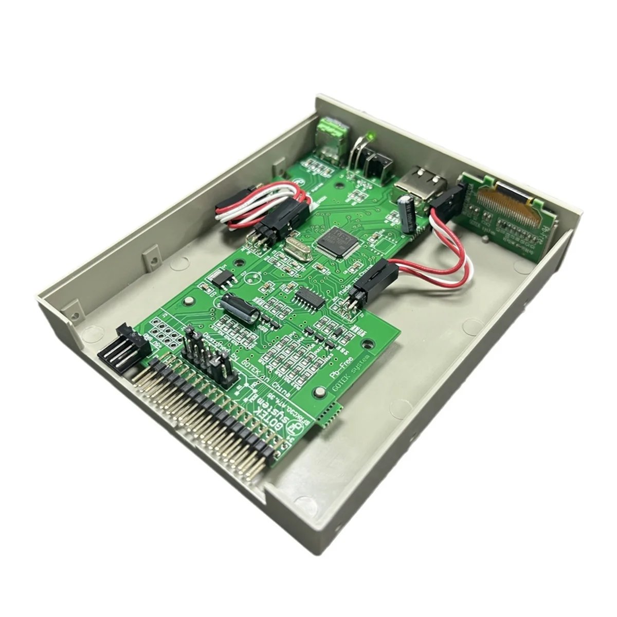 SFRM44-U100LQD-435 Floppy Drive Emulator with OLED Screen & Rotary