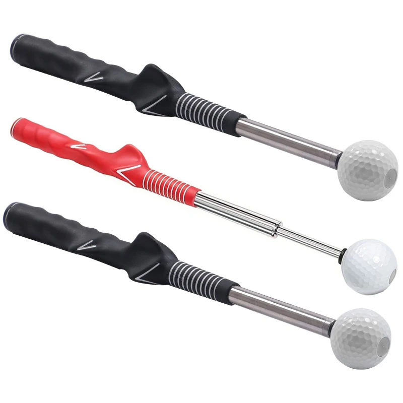 Golf Swing Practice Stick Beginner Alignment Gesture Correct Wrist Golf Training Aids Retractable Swing Trainer Drop Shipping 6