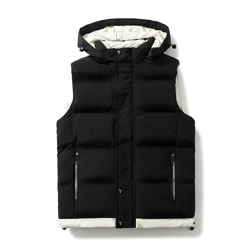 New Men's Women's Spring Autumn/Winter Cotton Motorcycle Rider Vest Casual Shoulder Warm Jacket Motorcycle Clothing