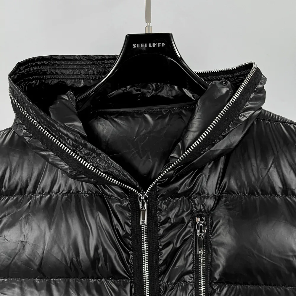 High Street Duck Down Vest Detail 7