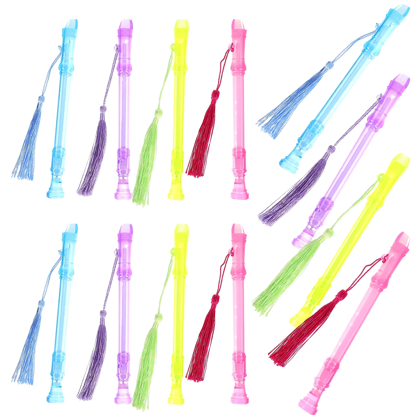 

20 Pcs Recorder Gel Pen Pens for Party Office Creative Ink Flute Students Supplies Plastic Children Bulk