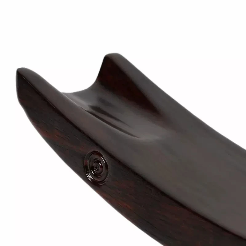 Rosewood Carving Handicraft, Solid Wood Warrior Sword Frame, Ivory Decoration Base