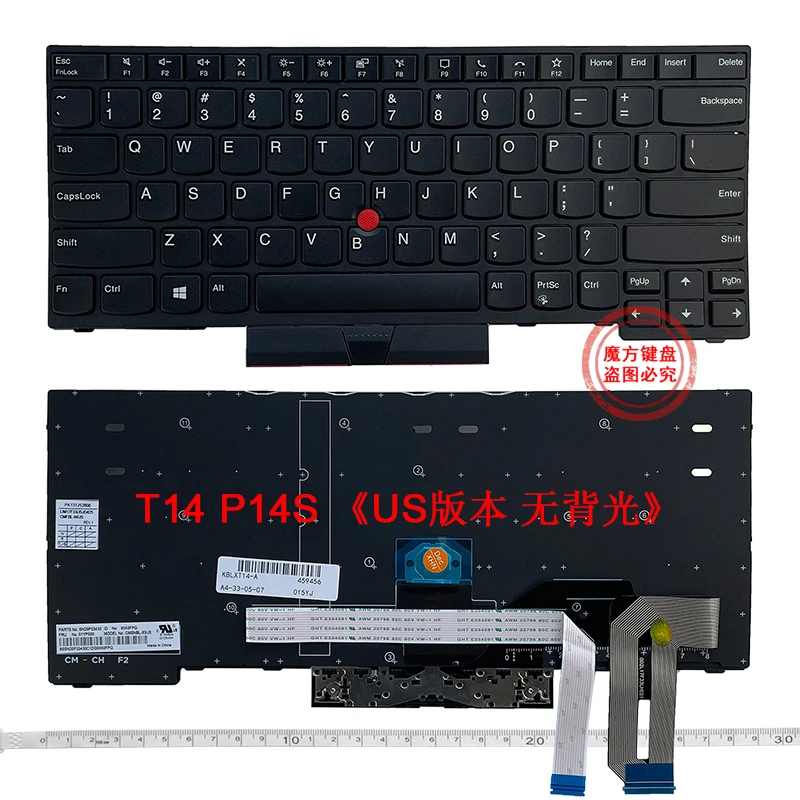 Nós Teclado do Portátil para Lenovo Thinkpad L14 L15 T14 P14s Gen1 Gen2 T15 P15s E15 Gen R15 T14s Gen1 E14 R14 s3 Gen2 Novo - Imagem 3